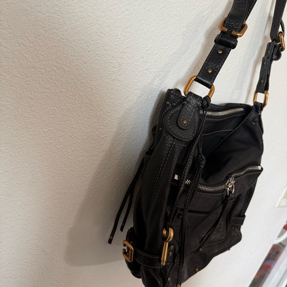 Chloé Black Leather Paddington Padlock Shoulder Bag Tote Vintage Y2K - Picture 16 of 16